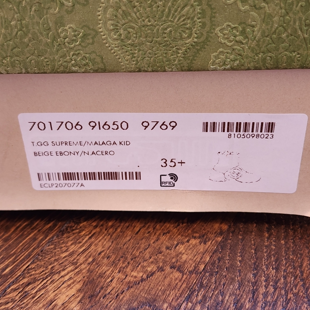 $1320 Brand New Authentic Gucci Women's BlondieBooties Canvas GG EU 35.5 US 5.5 - Picture 13 of 13